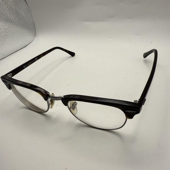 Ray-Ban RB5154 2012 Eyeglasses Clubmaster Havana Frames Only & Case 49-21-140 - Picture 2 of 8